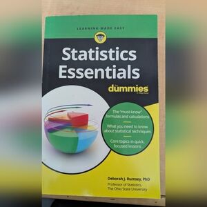 Statistics Essentials for Dummies Book